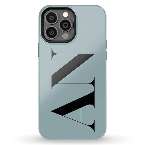 Oversized Custom Initials iPhone Case